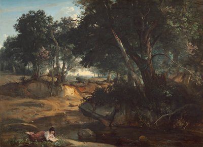 Bosque de Fontainebleau, 1834 de Jean Baptiste Camille Corot